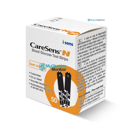 نوار تست قند خون کرسنس (CareSens) ، بسته50عددی ، تاریخ انقضا: 2027